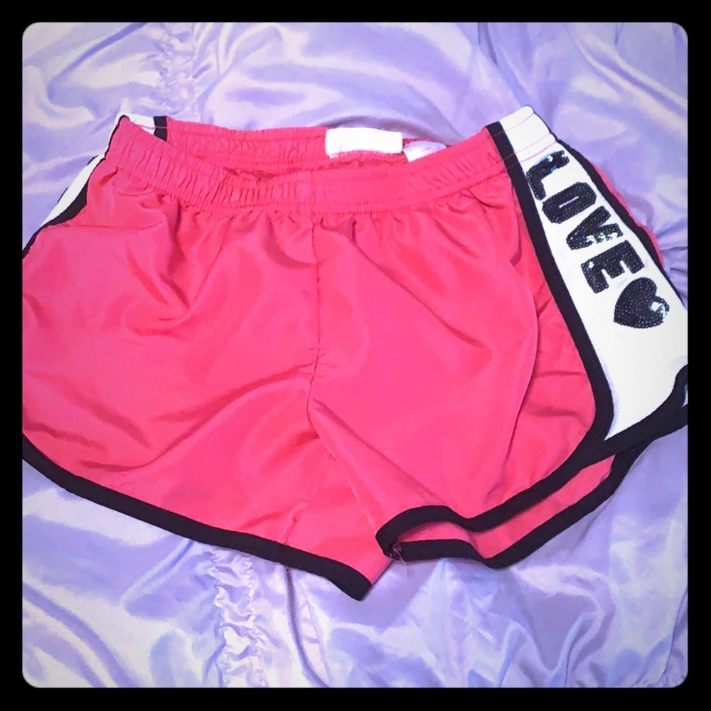 Girls running shorts size large 12